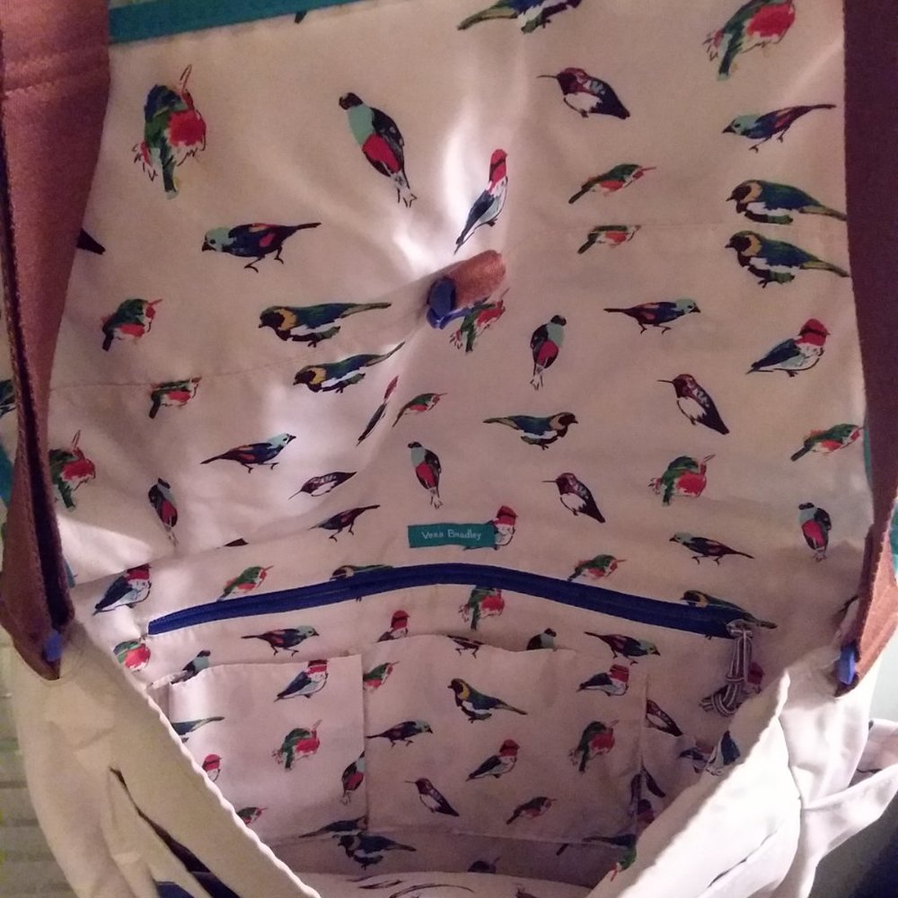 Vera Bradley nylon computer/book bag - Picture 2 of 4